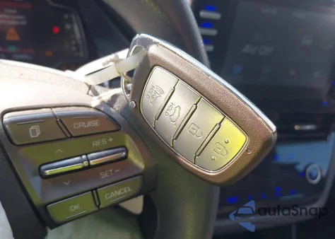 2020 Hyundai Ioniq Hybrid Blue из США, поврежденный, VIN KMHC65LC0LU226336